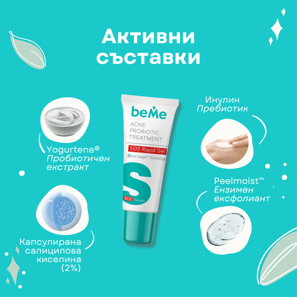 beMe SOS Rapid Gel – Спешна грижа за пъпки и белези