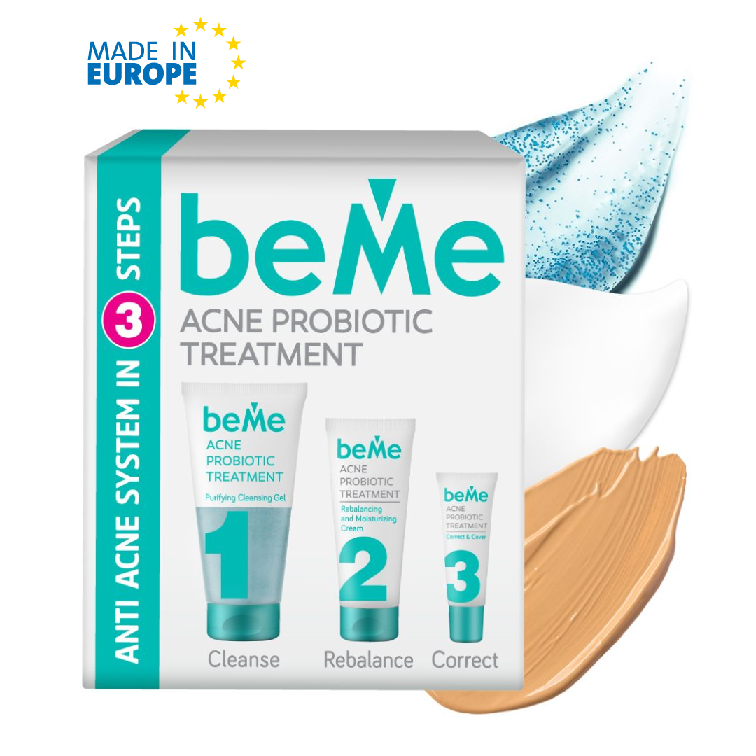 beMe Комплект 3в1 - Пълна рутина за чиста и здрава кожа