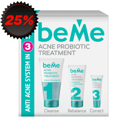 beMe Комплект 3в1 - Пълна рутина за чиста и здрава кожа