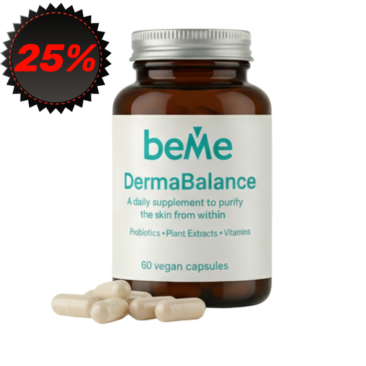 beMe DermaBalance – Хранителна добавка за чиста и здрава кожа с пробиотици
