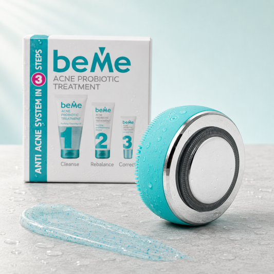 beMe Home Spa Комплект – Пълна рутина + уред за сияйна кожа у дома